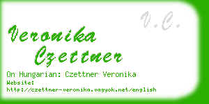 veronika czettner business card